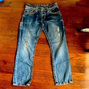 Mens Rock revival jeans
